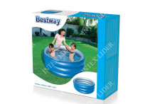 Бассейн надувной круглый Bestway «Металлик», 150 х 53 см (51041)